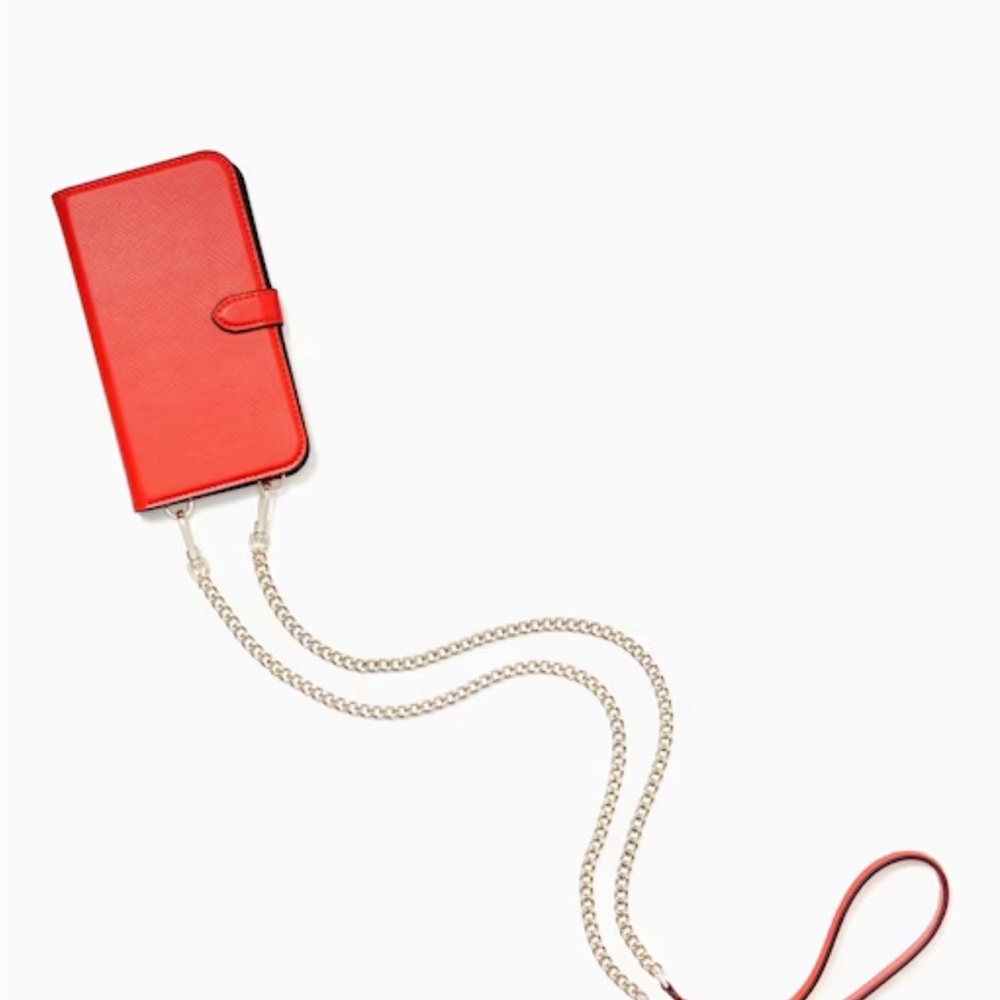 NEW Kate Spade iPhone 12 Pro MAX Magnetic Wrap folio on a chain